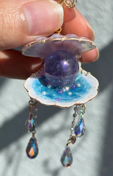 Seashell car charms