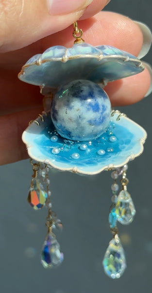 Seashell car charms