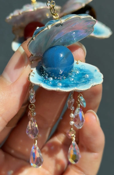 Seashell car charms