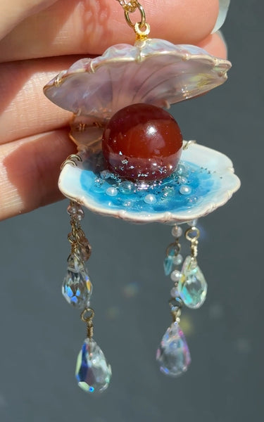 Seashell car charms