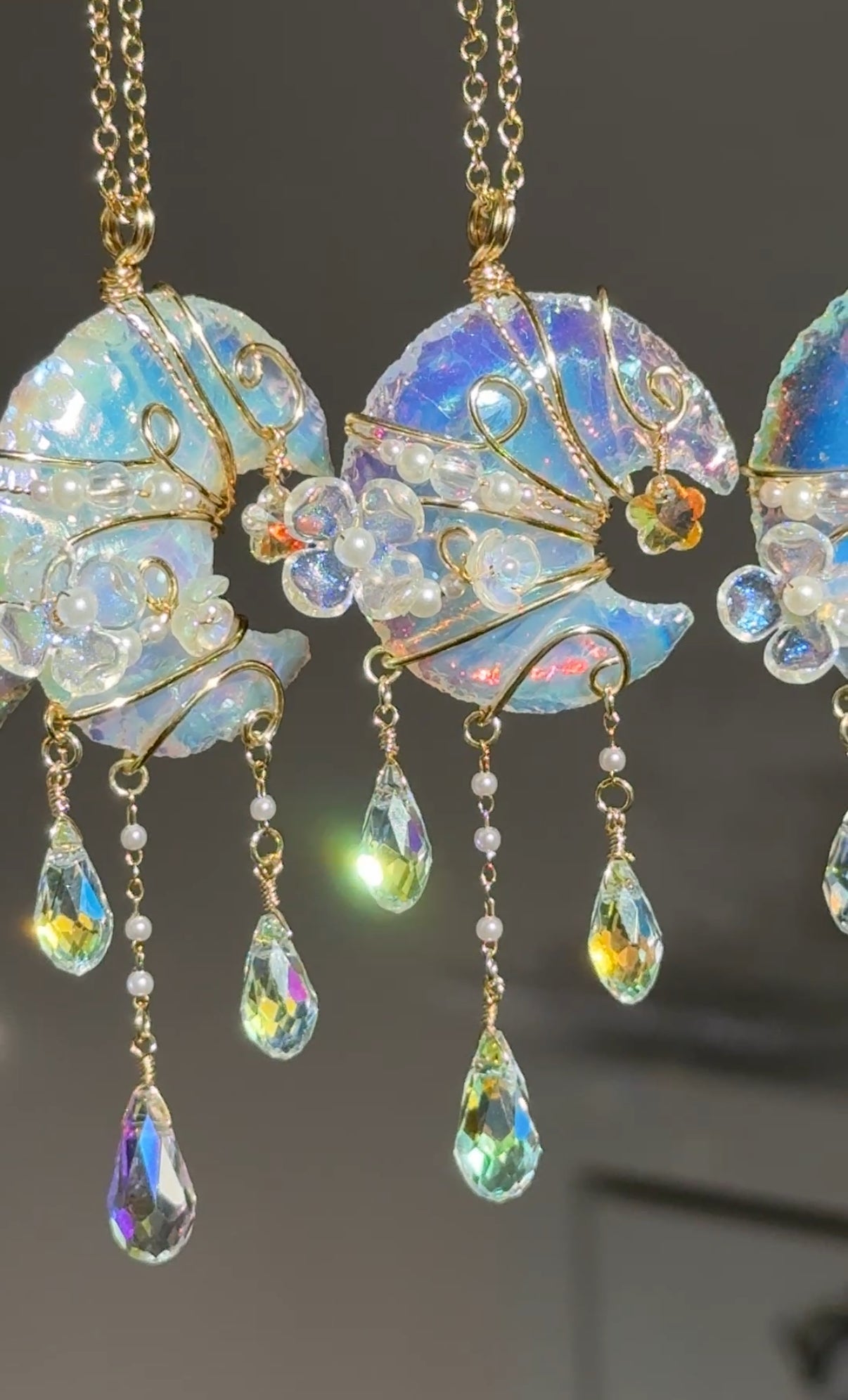 Aura Opalite moon