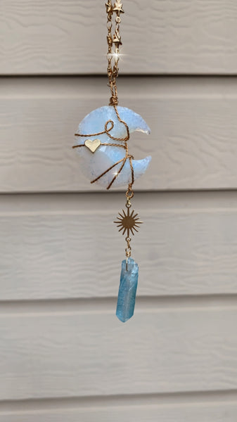 Pre order Car sun catcher blue Moon