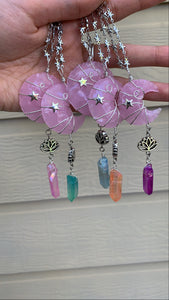 Pre order Car catcher Rose Quartz moon