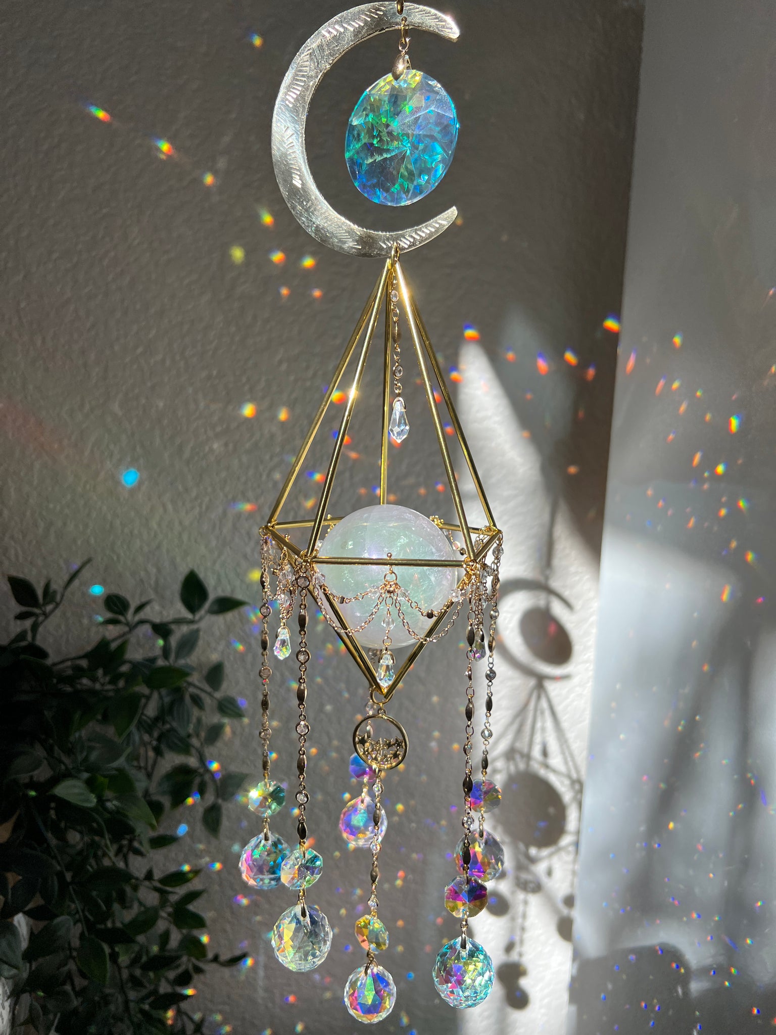 11. Aura Calcite sphere