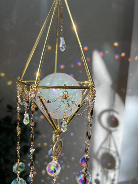 11. Aura Calcite sphere