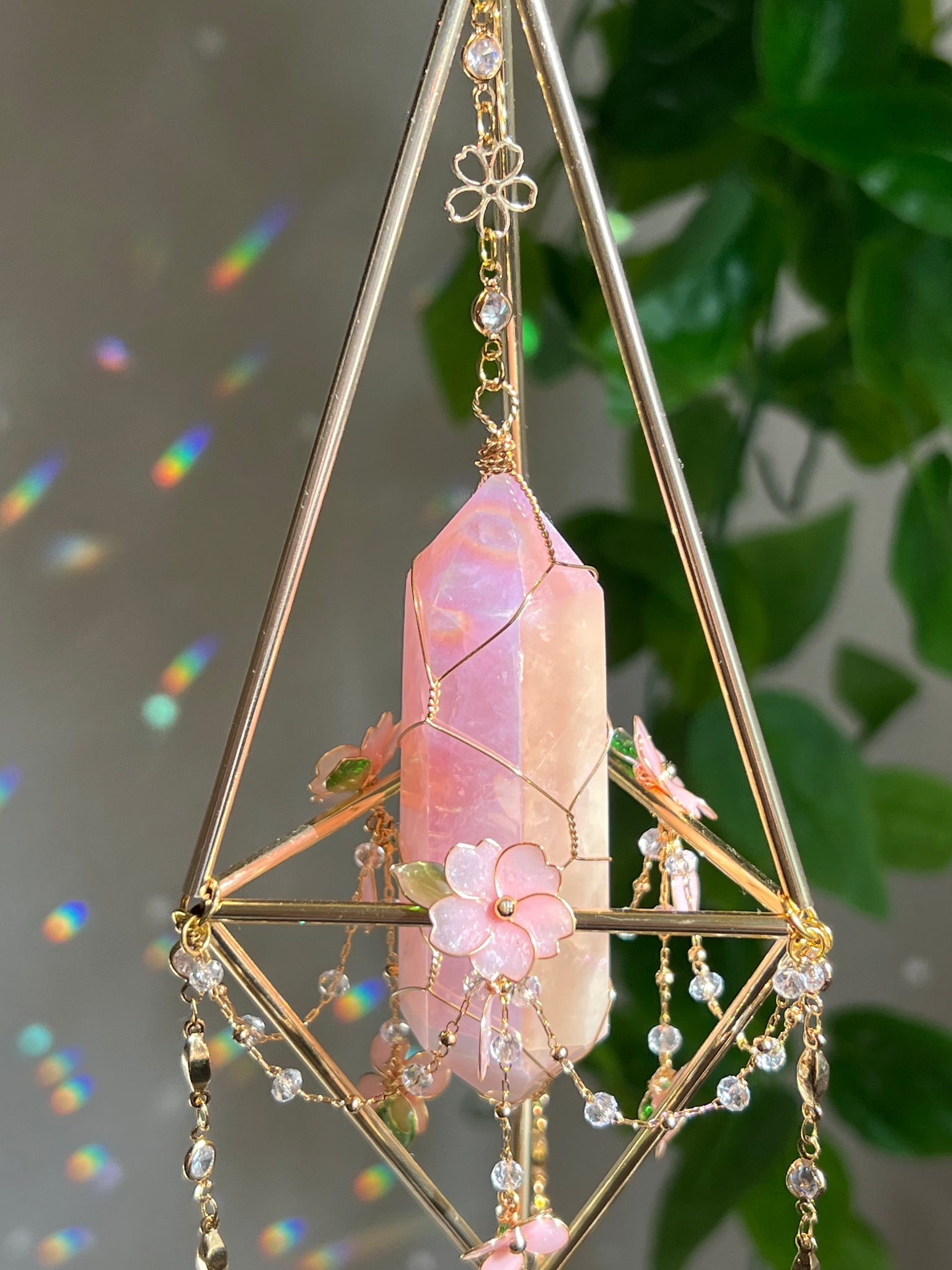 Preorder Floral Rose Quartz Point Collection