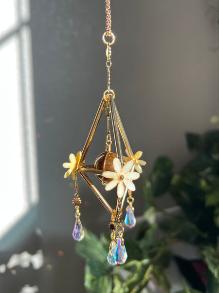 Floral Mini Hanging sphere Car suncatchers