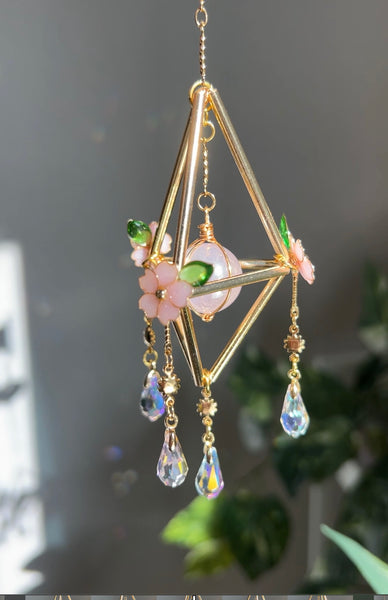 Floral Mini Hanging sphere Car suncatchers