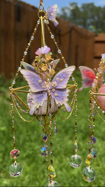 00. Floral Butterfly Suncatcher Pre order