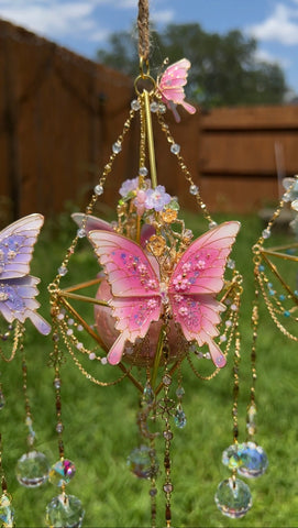 00. Floral Butterfly Suncatcher Pre order