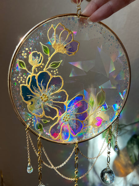 Made to order Floral Suncatcher